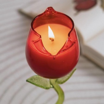 玫瑰花蜡烛