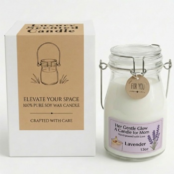 Lavender Scented Candle Gift for Mom